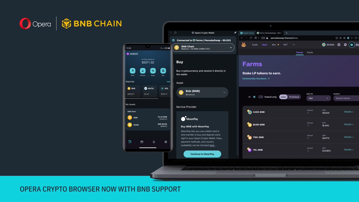 Media z wpisu Opera Crypto