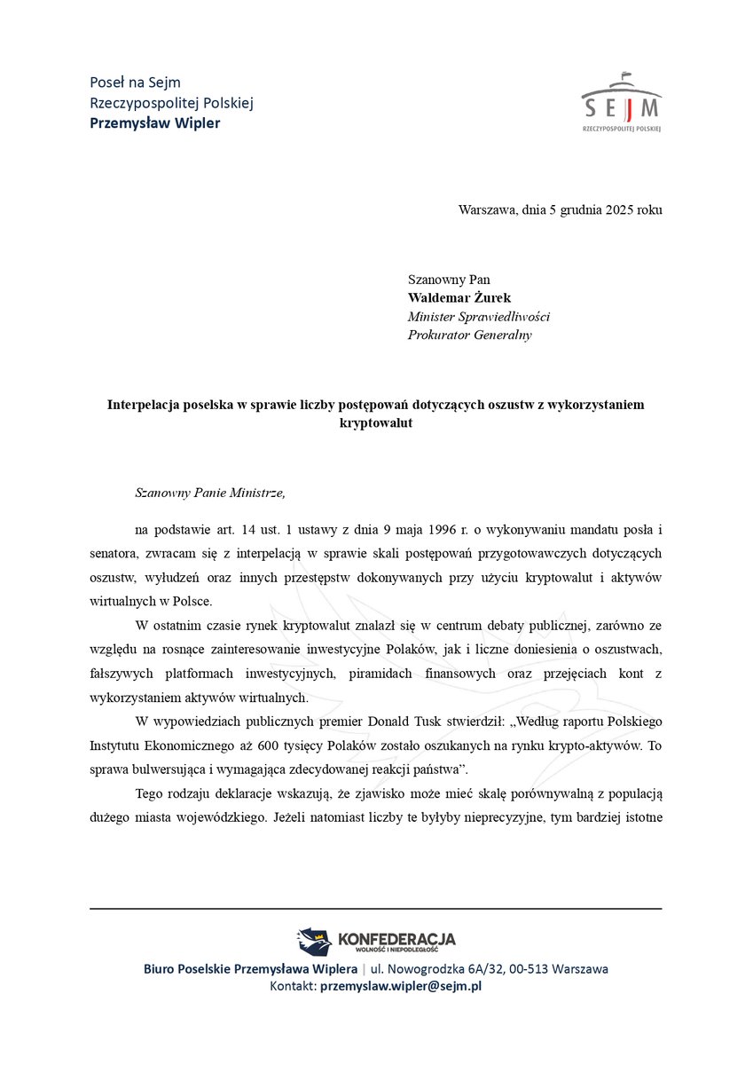 Media z wpisu Przemysław Wipler
