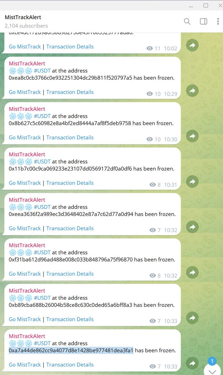 Media z wpisu MistTrack🕵️
