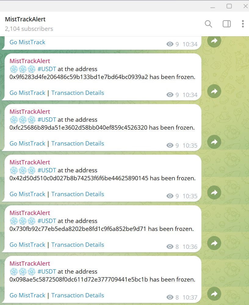 Media z wpisu MistTrack🕵️