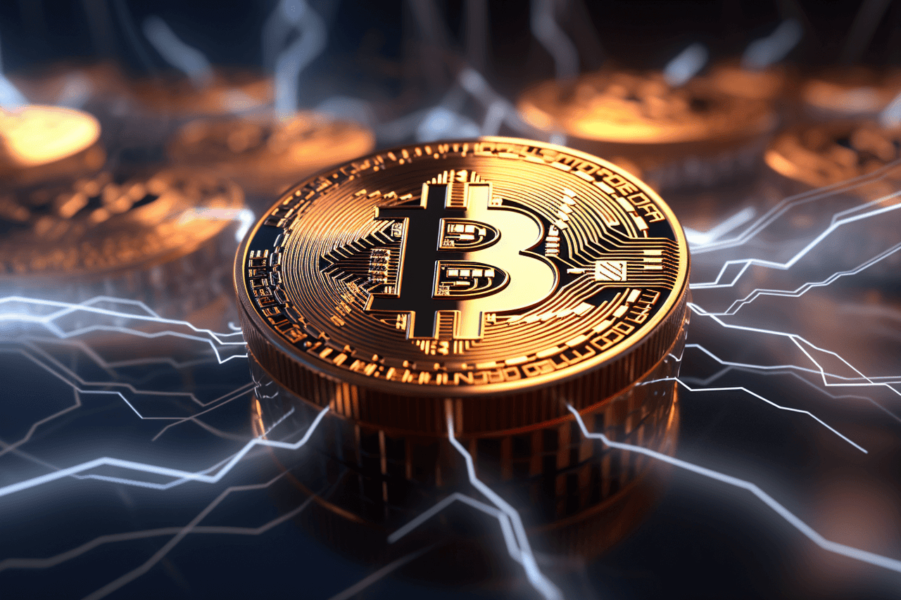 Lightning Network wzrosty, bitcoin i błyskawice