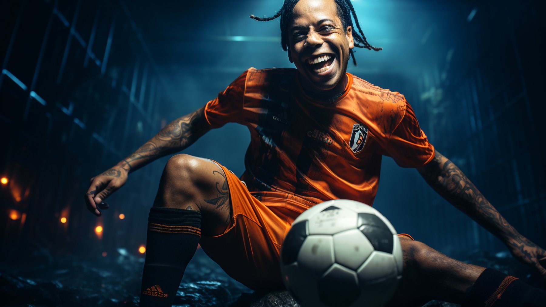 Ronaldinho w więzieniu.
