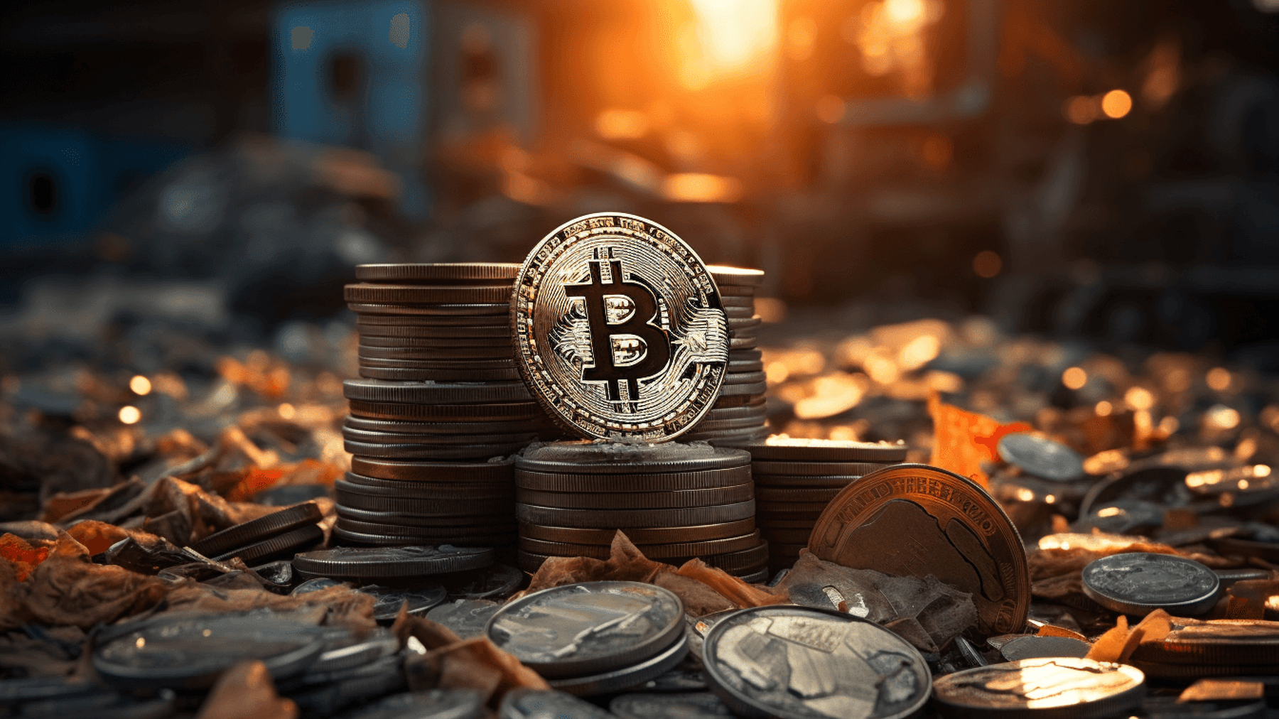 Bitcoin na wysypisku śmieci w Newport.
