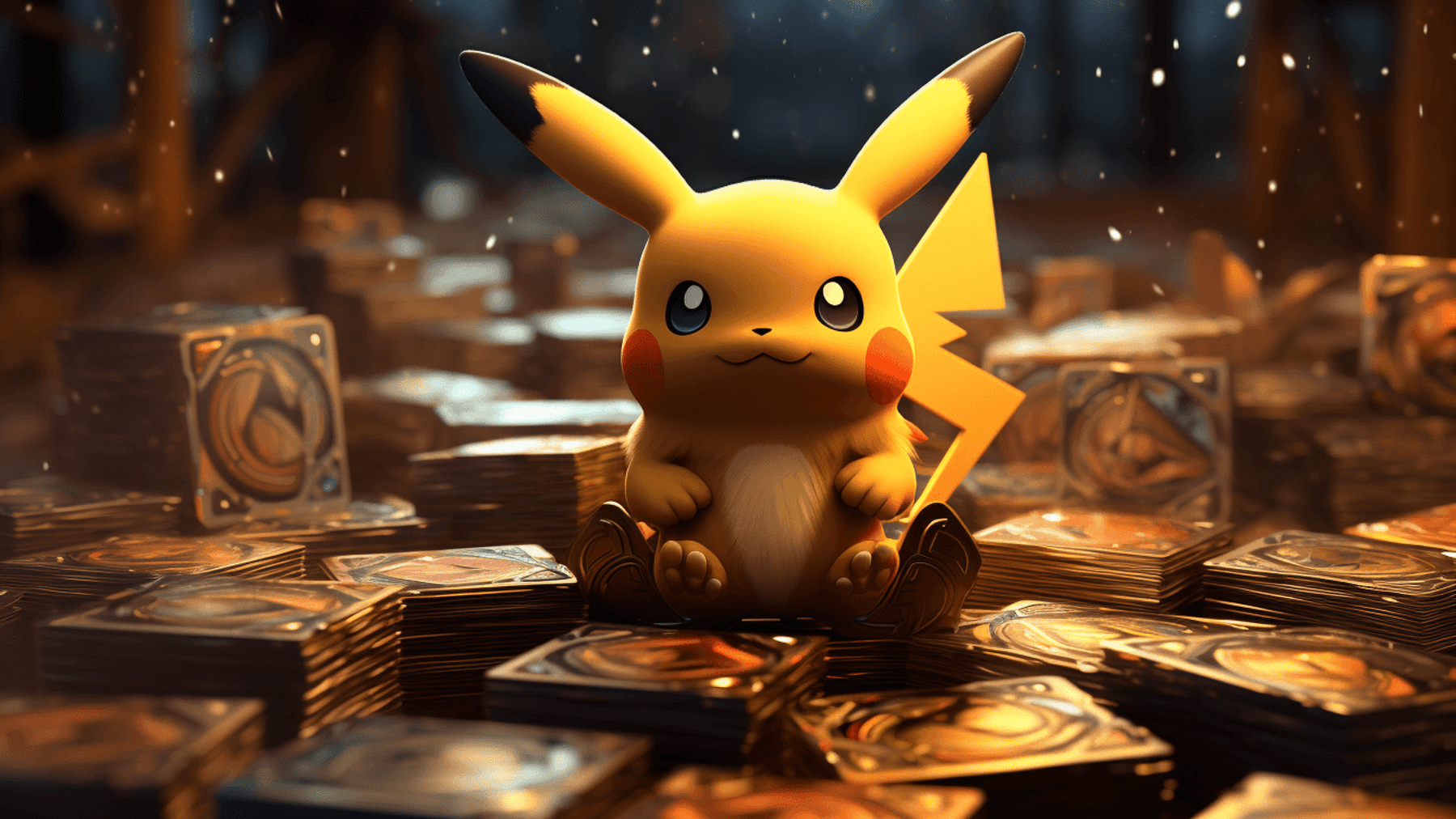 Rzadkie karty Pokemon.