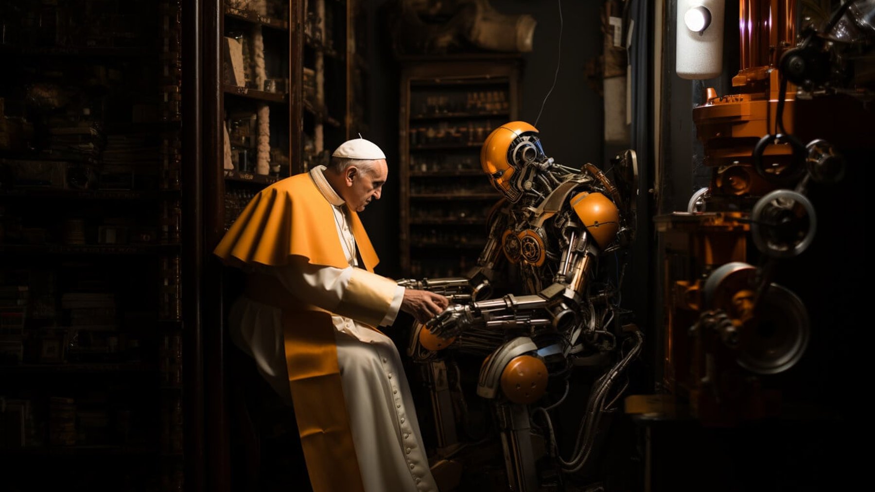 Papież Franciszek apeluje o traktat etycznego rozwoju AI.