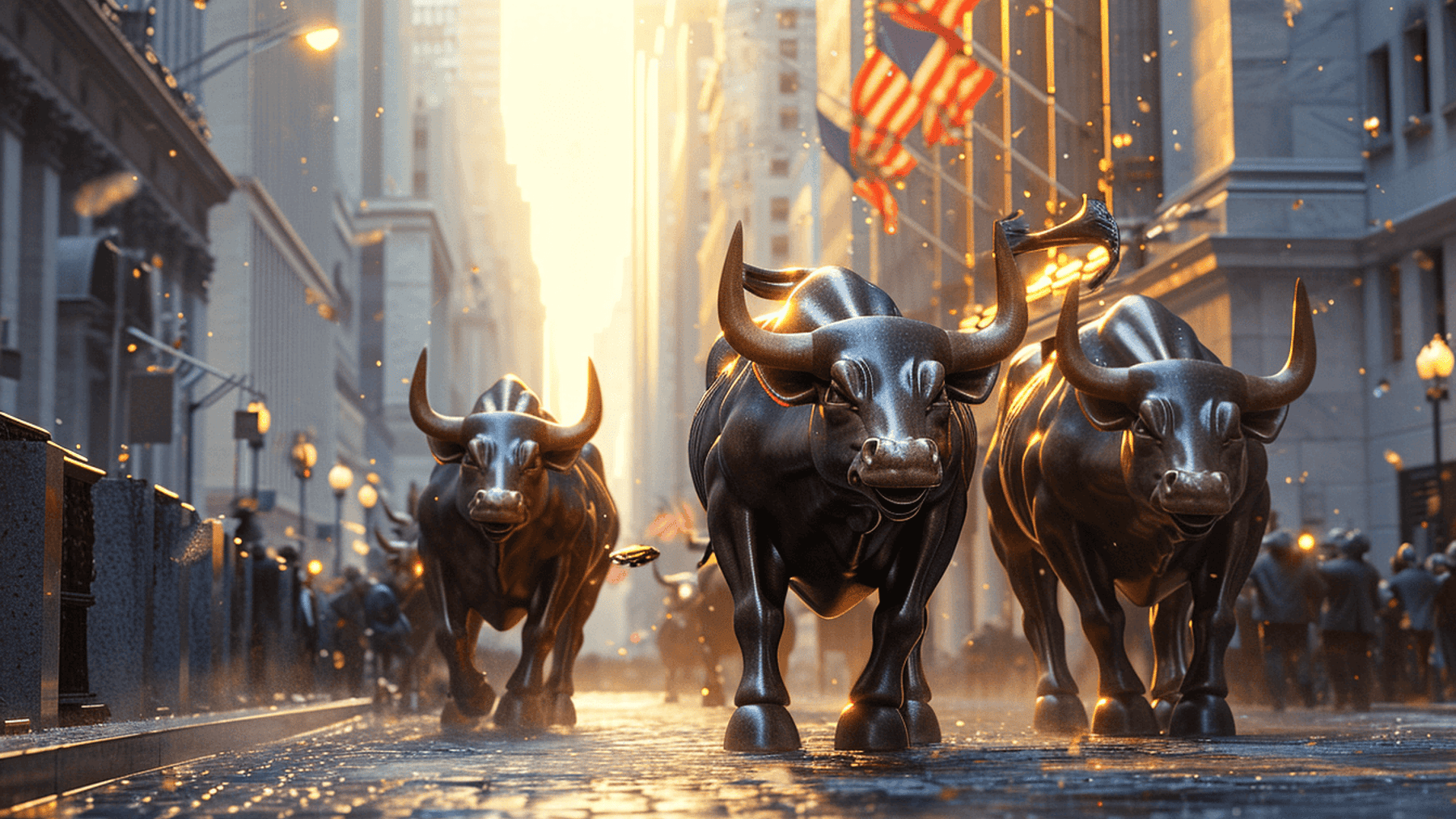 byki na wall street, sec