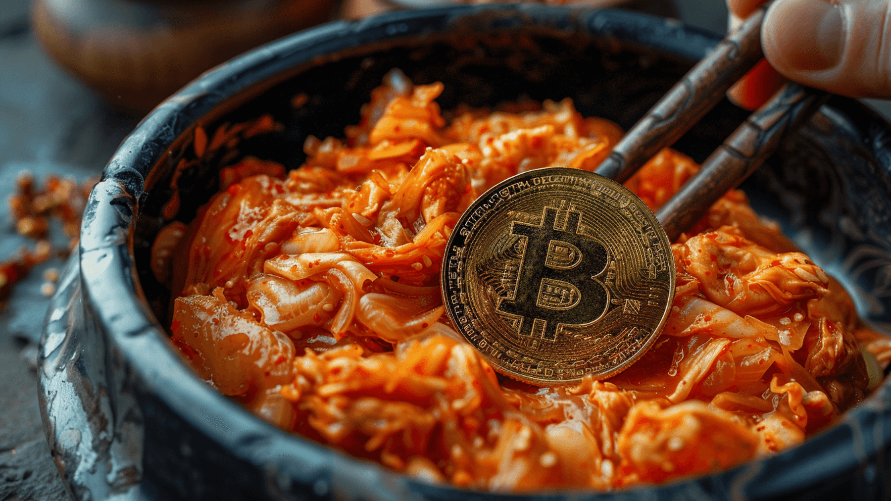Bitcoin Kimchi Premium osiąga rekord.