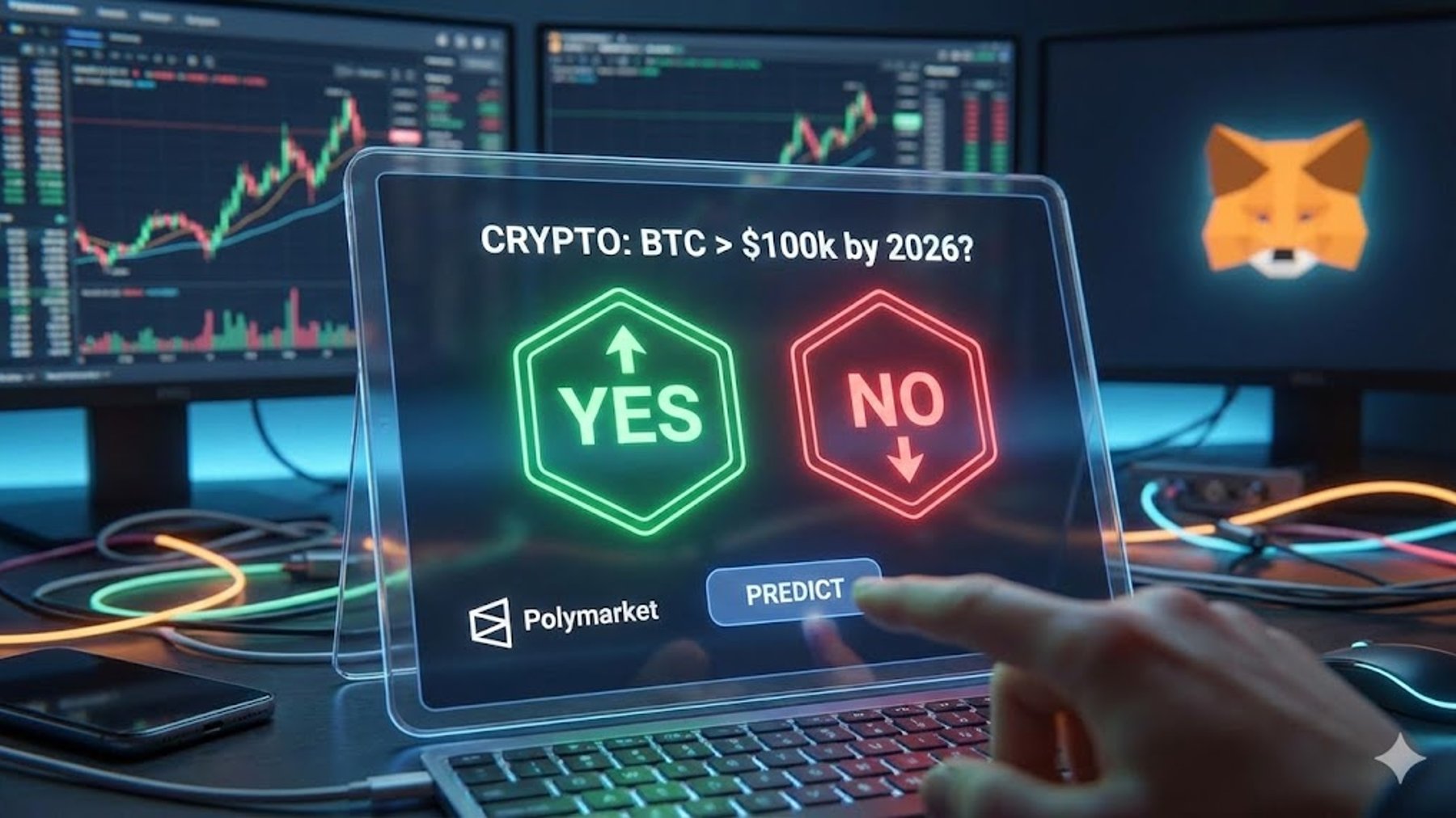 MetaMask wprowadza rynki predykcyjne do portfela. Strategiczna integracja z Polymarket