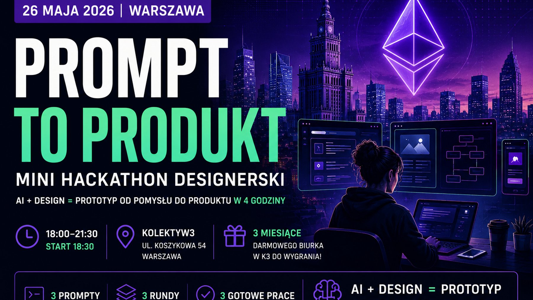 ETHWarsaw Prompt to produkt Kolektyw3