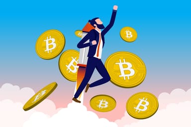 Bitcoin zbliża się do 57 tys. USD
