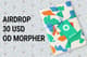 Airdropy: Morpher rozdaje ekwiwalent 30 USD na start platformy