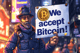 Płatność w BTC coraz popularniejsza.