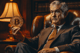 bitcoiny, jerome powell trzyma btc w dłoni