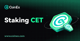 staking CET na CoinEx