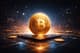 Bitcoin nad cyfrowymi obwodami infrastruktury symbolizującymi Ark Labs.