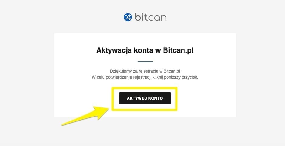 Aktywacja konta w Bitcan pl 