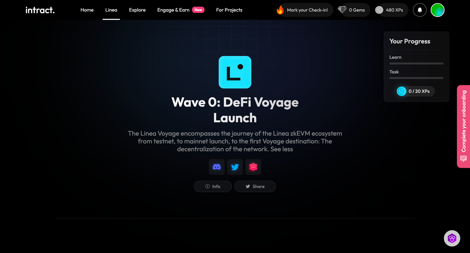Linea Voyage Wave 0 - pierwszy etap