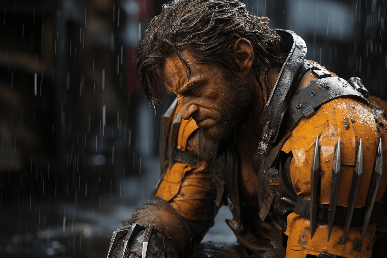 Zasmucony Wolverine. 