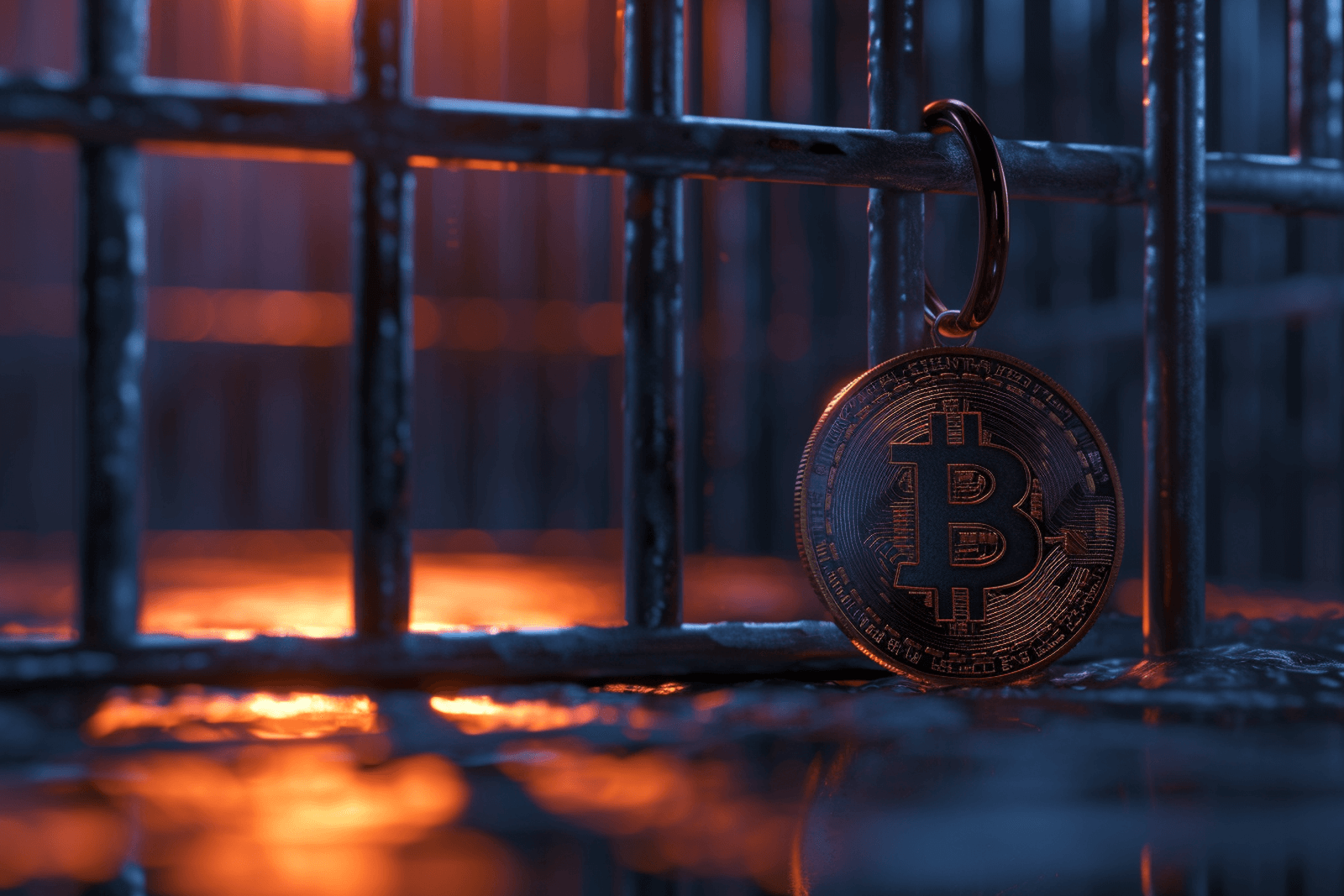 Bitcoin zamknięty w więzieniu