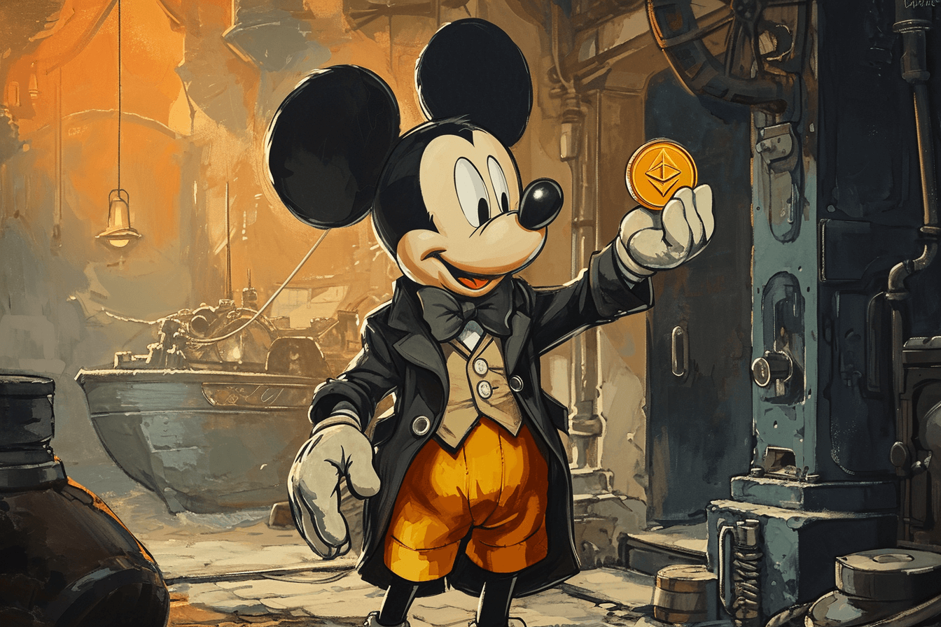 Micky Mouse memecoin wybity na Ethereum. 